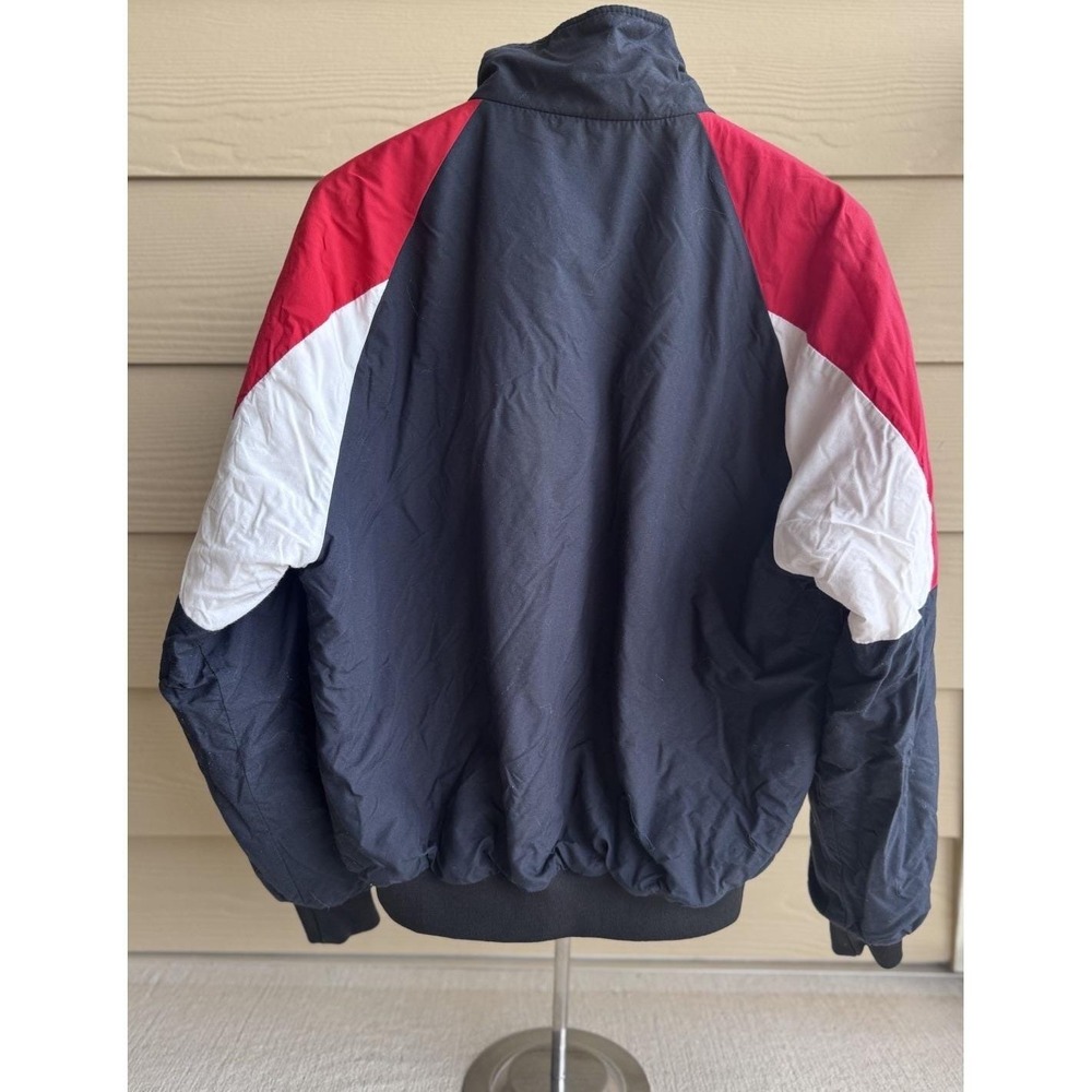 Vintage Holloway Jacket Mens M Black/Red Made in USA Bomber Fleetguard Safety - Picture 4 of 11